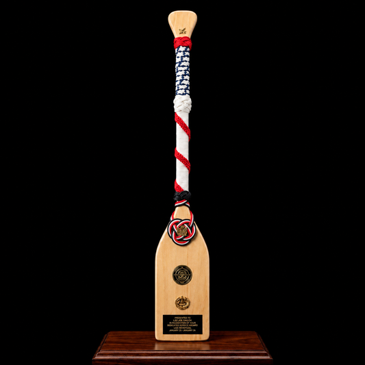 Patriotic Custom Engraved Military Wood Paddle
