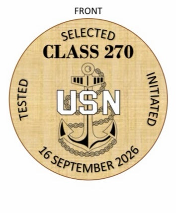 Custom Order- USS Ronald Reagan Class 270 Chief Select Tokens