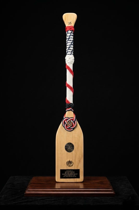 Patriotic Custom Engraved Military Wood Paddle